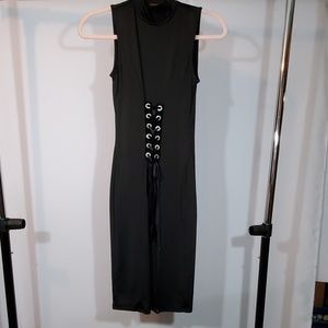 Black Velvet Criss Cross dress
